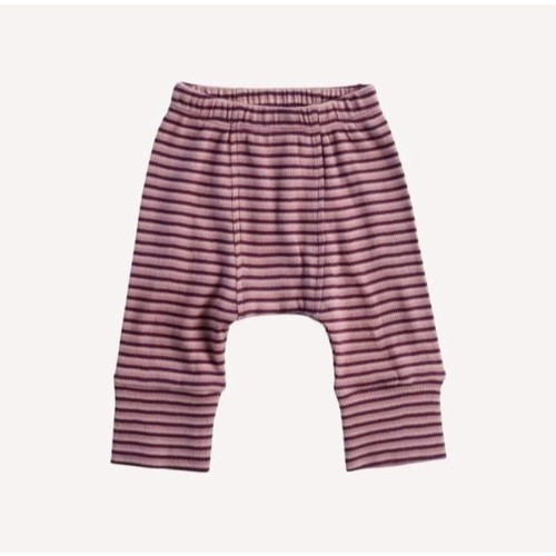 Kate Quinn Classic Panda Organic Pant Mauve Stripe 5T
