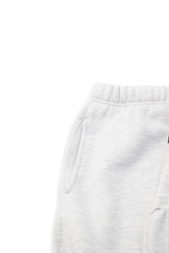 Pantalones deportivos Essentials para niños y niños con cordón en la cintura gris algodón talla 10 Foto 3 de 4