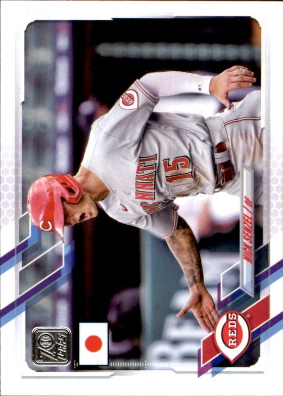 2021 Topps Japan Edition #195 Nick Senzel Cincinnati Reds