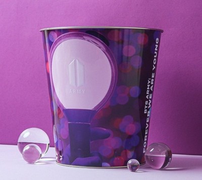 BTS X MEGABOX Forever We Are Young Cold Cup Popcorn Bucket ARMY