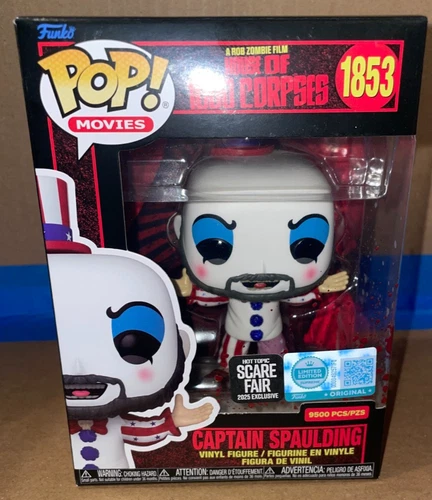💎 Funko Pop! 1853 Captain Spaulding, House of 1000 Corpses - 9500Pcs LE Supreme