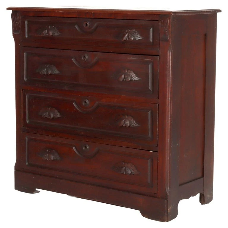 bcbg black and gold dress Antique English Walnut Dresser Painted White With Blue French Line Mot –  Sheptons Antiques