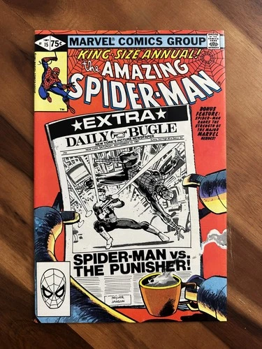 Amazing Spider-Man Ann #15 1981 NM+ Bronze Age Frank Miller Punisher, Doc Ock