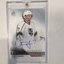 Upper Deck 2015-16 SP Authentic Future Watch Auto Derek Forbort #252/999 Kings …