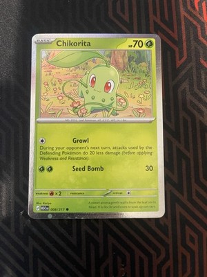 Chikorita 008/217(Cosmos Holo)  - ME: Ascended Heroes - Pokemon Card NM/M
