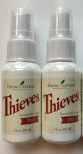 Pack of 2 Young Living Thieves Spray 1 fl oz Brand New Sealed Unopened Fast Ship