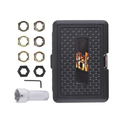 Professional Thread Chaser Kit for Axle Spindle & Wheel Studs M20x1.25-M24x2.0