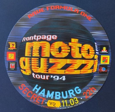 Frontpage Moto Guzzi Tour  94   Hamburg   Marusha   Original Rave-Flyer   Rare