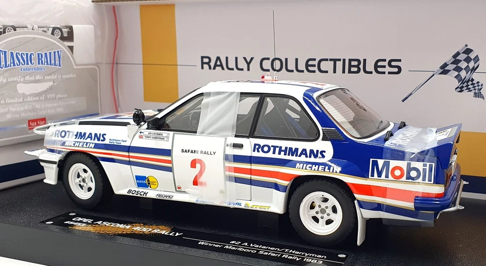 Sun Star 1/18 Scale Diecast 5453 Opel Ascona 400 Rally #2 1st Safari Rally 1983 - Image 2 of 4