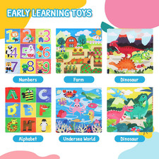 Baby Tissue Box Toy - Montessori Baby Toys for 6-12 Months 1 Year Old Boy Gir...