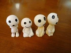 4pcs/set Studio Ghibli Princess Mononoke Forest Spirit Elf Kodama Type Figures