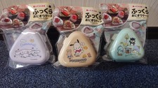 3pcs Set Sanrio Characters Onigiri Case Mold, Rice Ball Maker Daiso Japan NEW