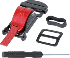 Motorcycle Helmet Quick Release Buckle Kit – Stainless Steel Chin Strap Clips fo