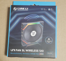 Lian Li UNI Fan SL Wireless 120mm ARGB   Black Single Fan 