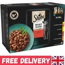 48 Pouches of Select Slices Adult Cat Food in Succulent Gravy - 1.02 kg Pack 0.86 per kilo