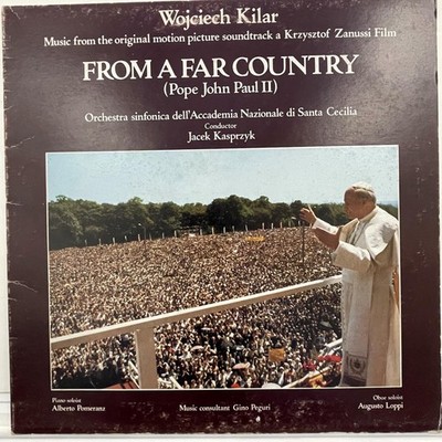 Pope John Paul II From A Far Country Movie Soundtrack Vinyl LP RCA 1981 Kilar