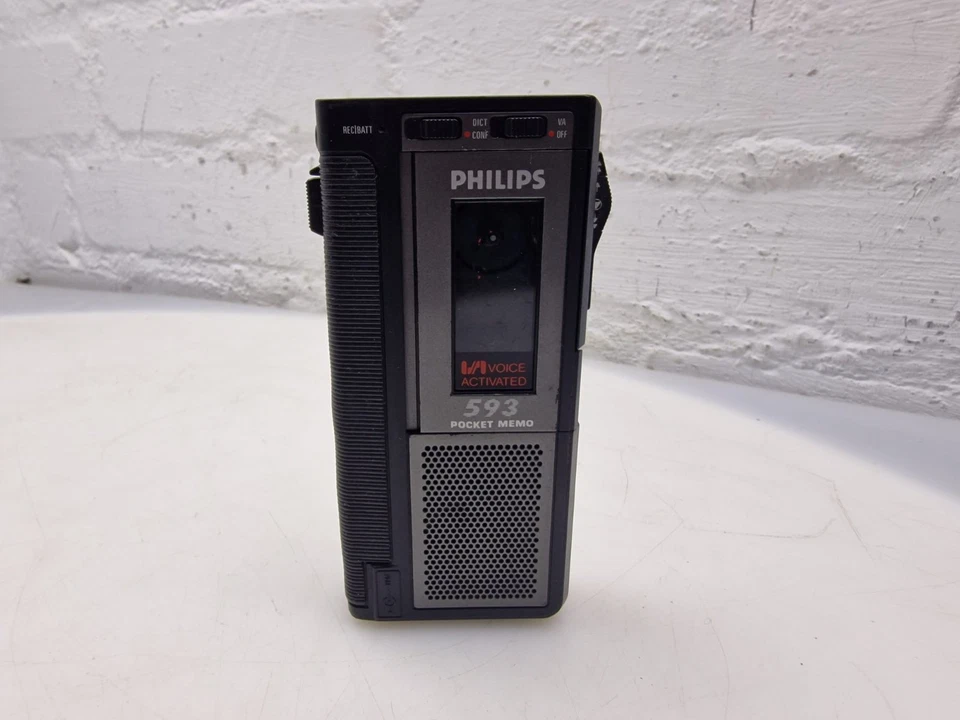 Philips Pocket Memo 593 Diktiergerät tragbarer Voice Recorder Getestet - Bild 2 von 4