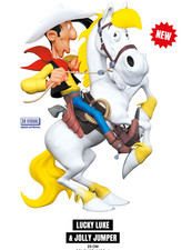 PREORDER OCTOBER 2026 STATUE LUCKY LUKE & JOLLY JUMPER 25cm COLLECTOYS