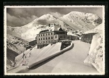 Cartolina Passo dello Stelvio, Nevicata nella stagione estiva 