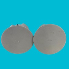 Set of 2 Crestron Saros IC6T B T Black Ceiling Speakers U5545