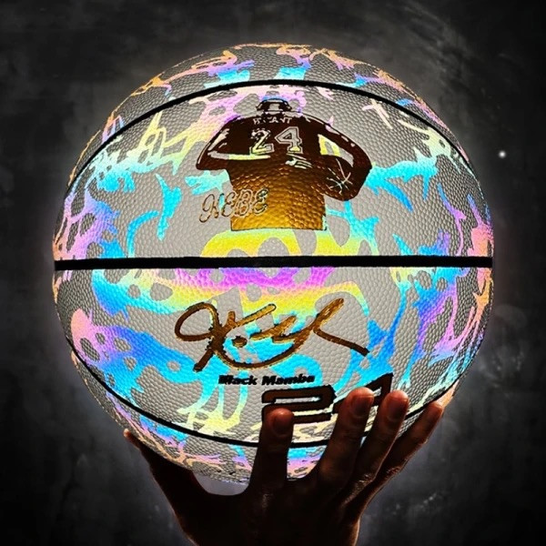 ボール Kobe5 Kobe Bryant Reflective Basketball Size 5, 6, 7 with Pump | eBay UK