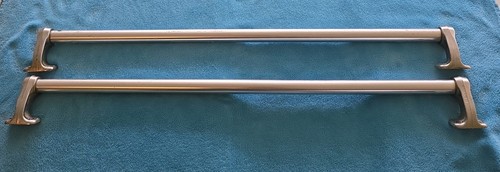 Freightliner Aluminum Grab Handles 34"(pre-owned)(2 handles)-one has slight bend