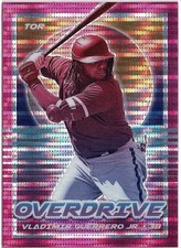 2021 Panini Chronicles Vladimir Guerrero Jr. Pink Pulsar Overdrive Card No. 12