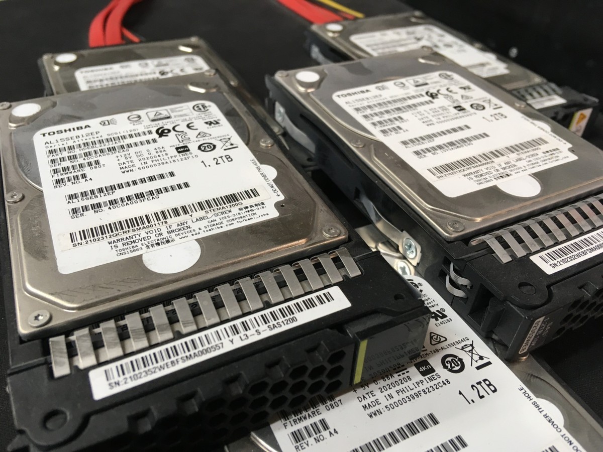 LOT OF 6* TOSHIBA 1.2TB 10K 12Gb/s 2.5