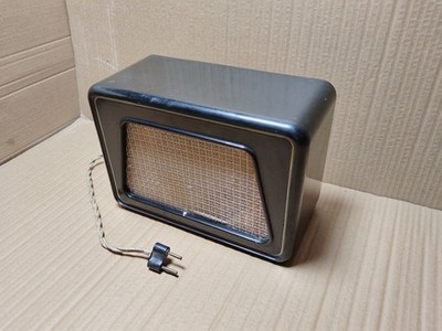 VINTAGE ANTIQUE BULGARIAN BAKELITE RADIO ELPROM 1950s PERMANENT SPEAKER WORKING