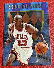 1995-96 ULTRA FLEER SCORING KINGS MICHAEL JORDAN INSERTS 4 OF 12 CHICAGO BULLS