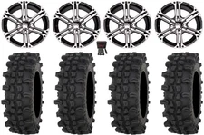 ITP SS212 14" Wheels Machined 28" ACP Tires Kawasaki Brute Force IRS