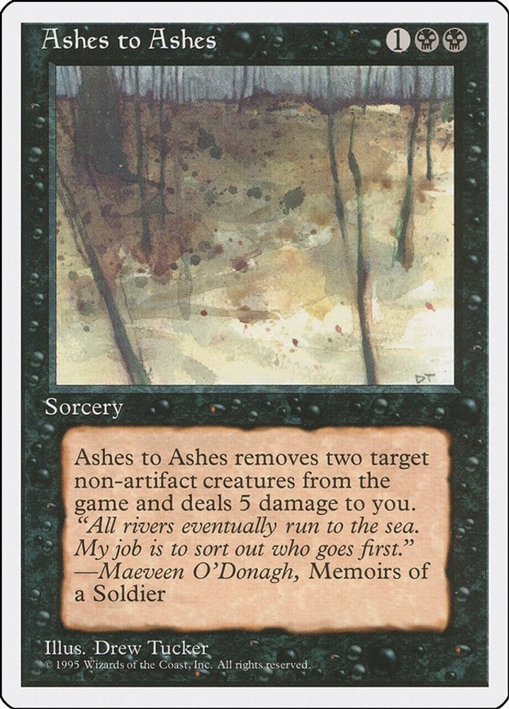 LP - Ashes to Ashes 4ED - 119 Fourth Edition