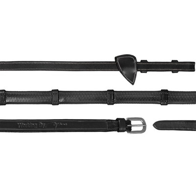 Zügel 1/2 Gummizügel mit 7 Lederstegen Working Collection