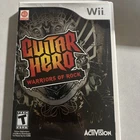 Nintendo Wii Guitar Hero Warriors Of Rock Game (2010) CIB - Tested & Working