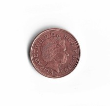 1999 United Kingdom - 2 Pence - 977 - Bronze - 7.1g