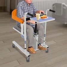 For Elderly Patient Lift Wheelchair Hydraulic Patient Lift Aid Transfer Chair US