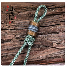 Titanium PEI Knife Lanyard Bead Paracord Necklace Pendant Bracelet DIY EDC Charm
