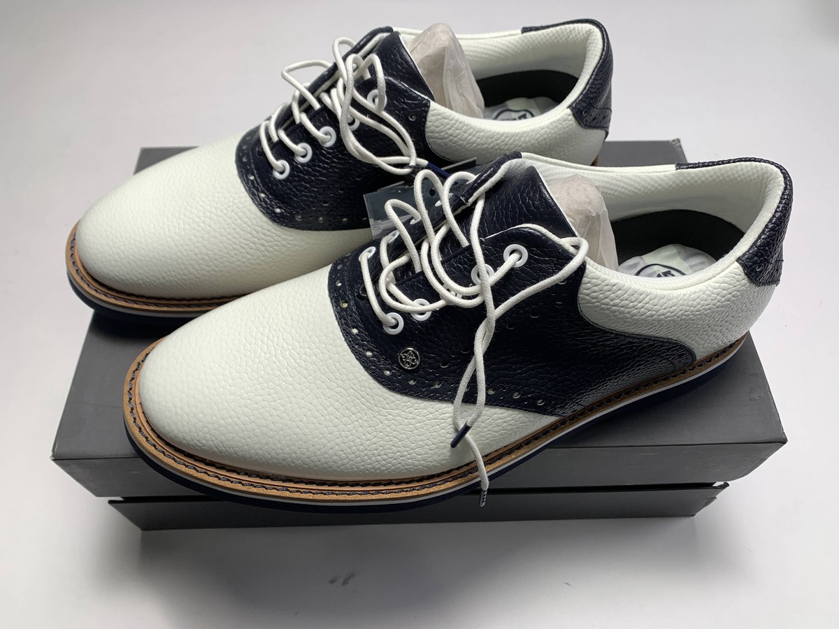 G/Fore Saddle Gallivanter Golf Shoes White Blue Men