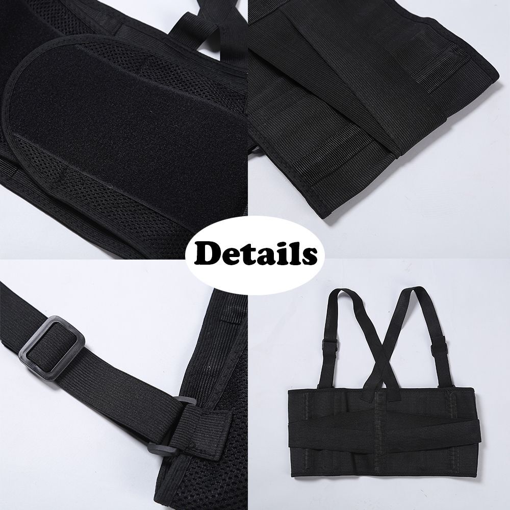 Image 51 - Heavy Duty Weight Lift Lumbar Lower Back Waist Support Belt Brace Suspender Work