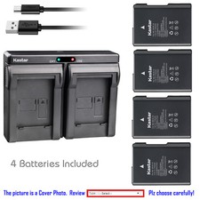 Kastar Battery Slim Dual Charger for Nikon EN-EL14 MH-24 Nikon Coolpix P7000