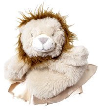 Cloud Island Plush Lovey Baby Lion Satin Back Security Blanket Lovie Cuddle Soft