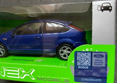WELLY Ford Focus ST MK2 aprox. 1:34-1:39 coche modelo juguete niños turbo 11 cm embalaje original - Imagen 4 de 12