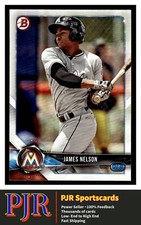 2018 Bowman #BP33 James Nelson Marlins  BUY 4 - 35% OFF