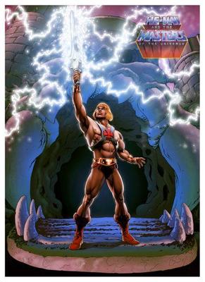He-Man *POSTER* Master of the Universe *AMAZING IMAGE* MOTU He Man MOTU Cartoon