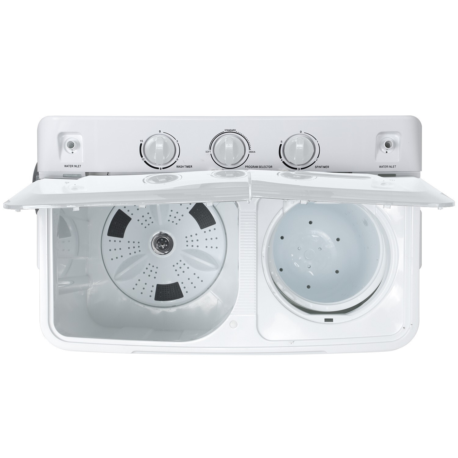 Portable Washing Machine 30LBS Twin Tub Mini Compact Laundry Washer w