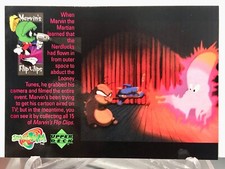 1996 UPPER DECK SPACE JAM INSERTS - MARVIN'S FLIP CLIPS - Card #F19 - NM!