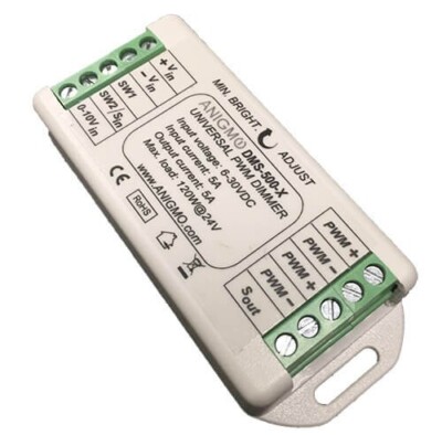 Imtra ILDMS-500-X,DMS-500 Universal Low Voltage LED Dimmer, 5A 6-30VDC or 0-10V