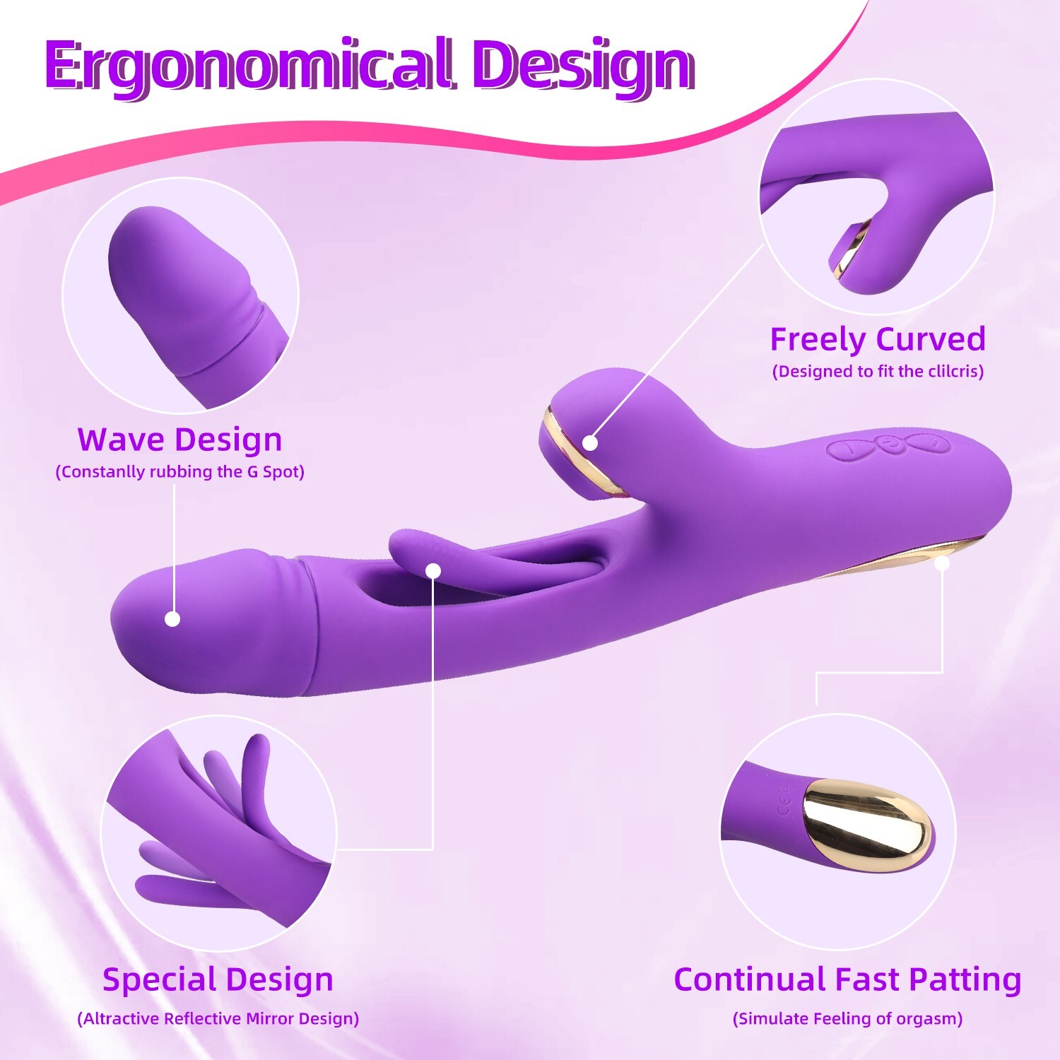 For Women Powerful Personal Bullet Vibrators Waterproof Neck Wand Massagers Toys