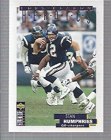 1995 Collector's Choice Update Post Season Heroics Football Card