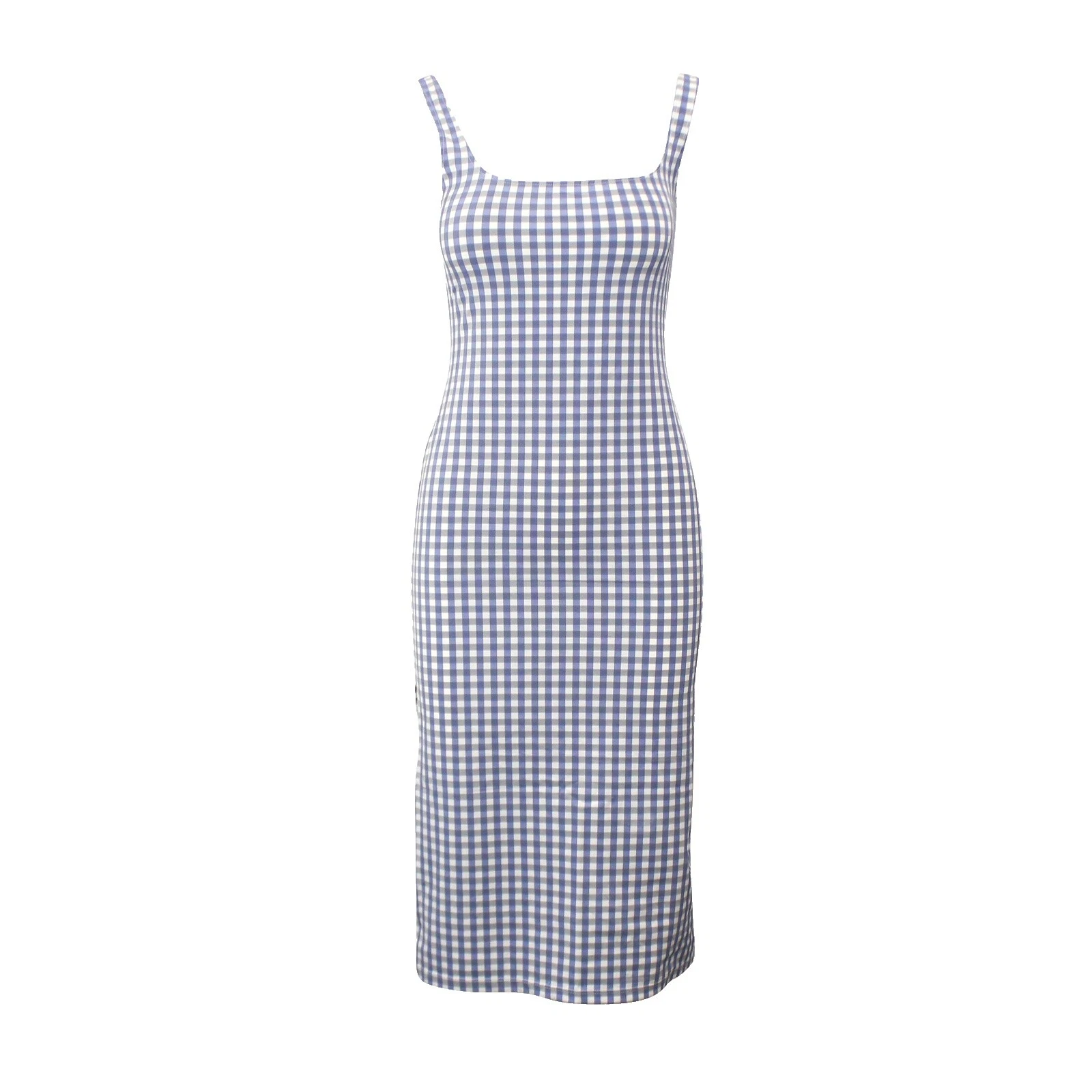 Plaid Cotton Dresses for Women